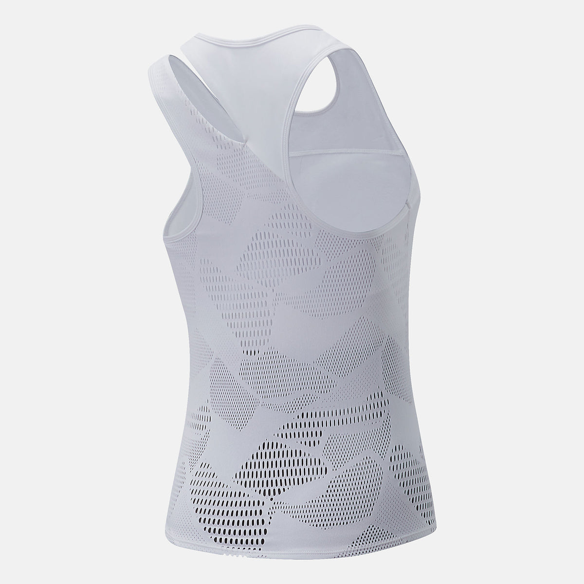 White Tournament Mesh Tank | New Balance Clothing