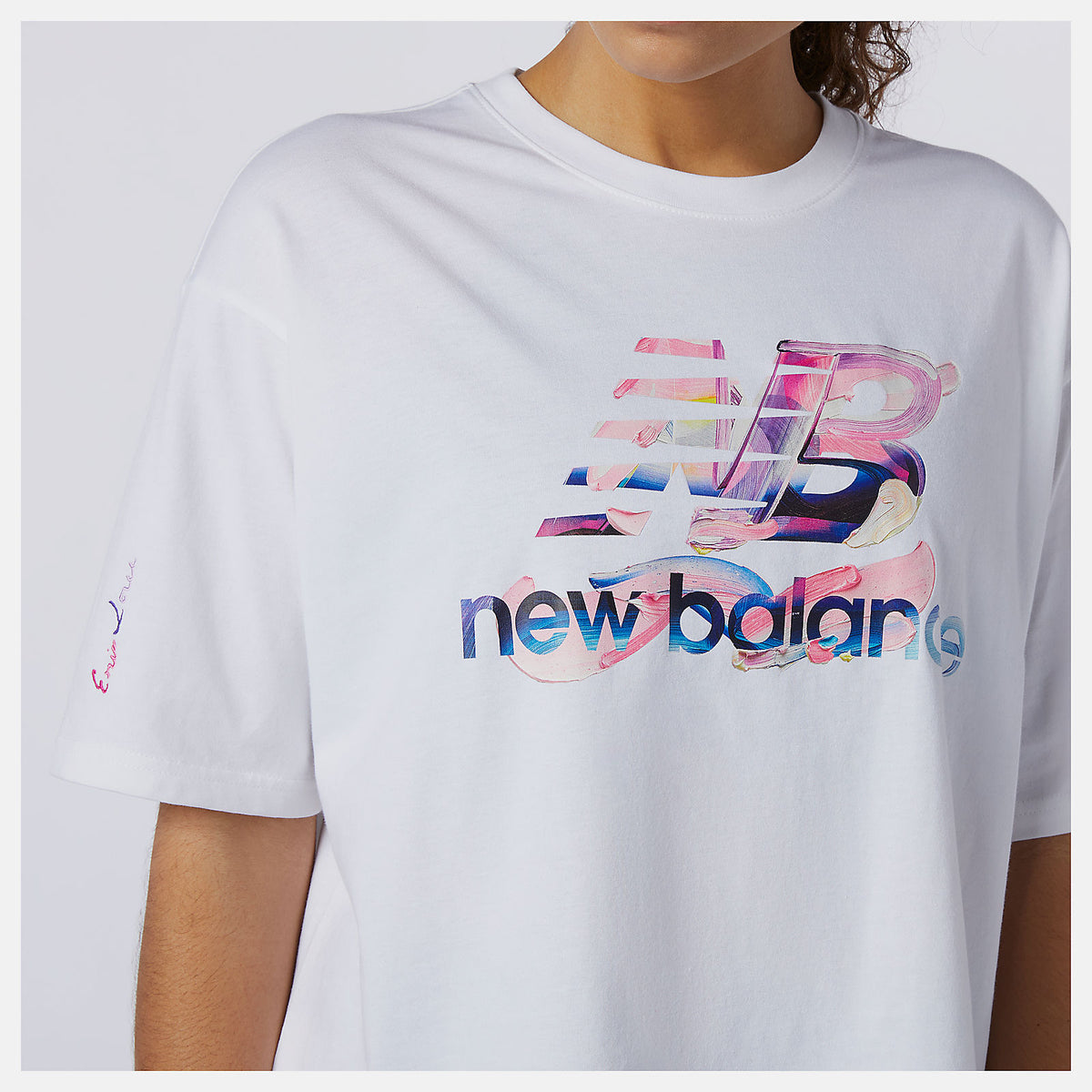 White NB Athletics Erin Loree Graphic Tee | New Balance Clothing