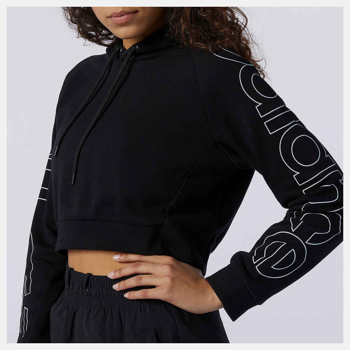 Black Sport Style Optiks Hoodie | New Balance Clothing