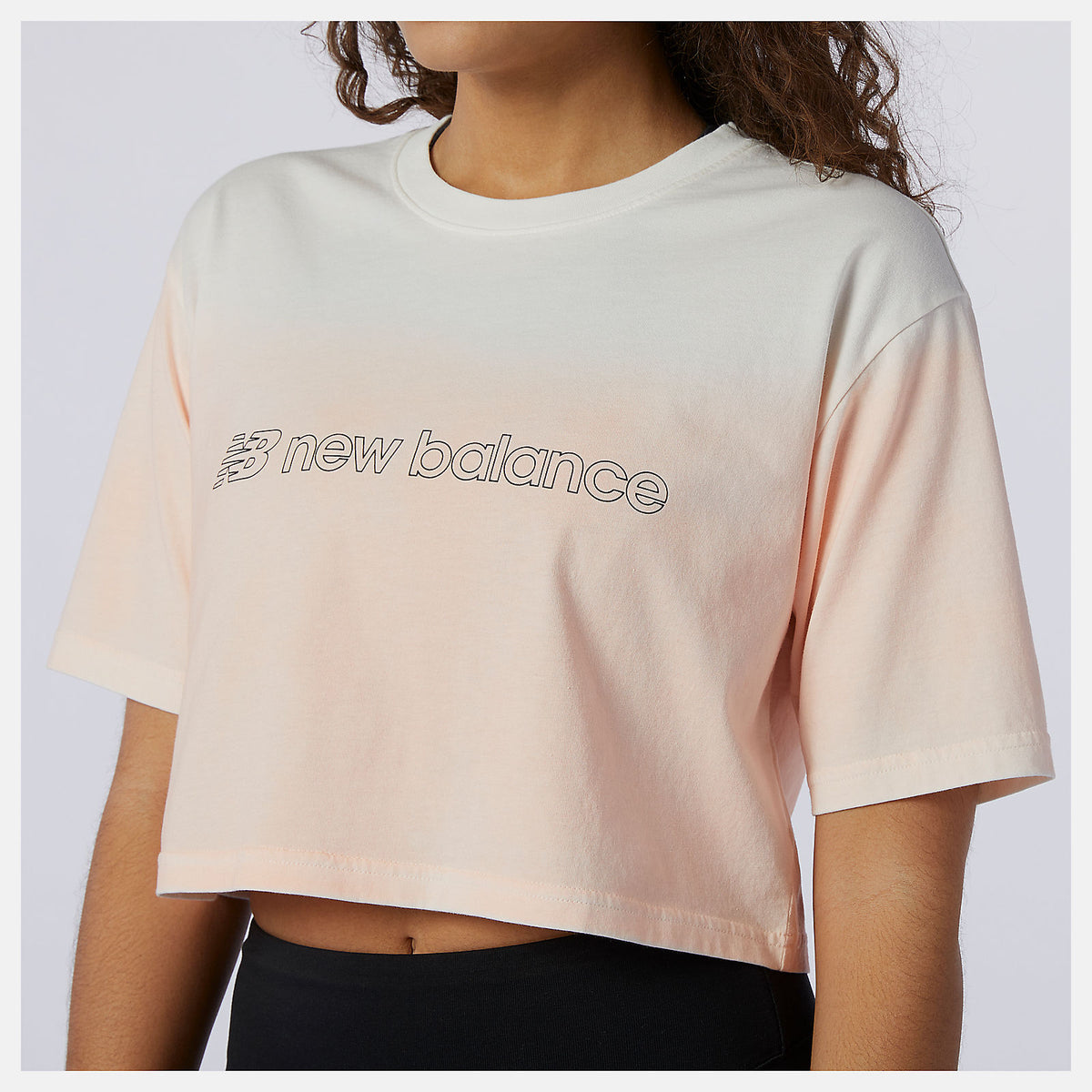 Cloud Pink Sport Style Optiks Gradient Spray Tee | New Balance Clothing