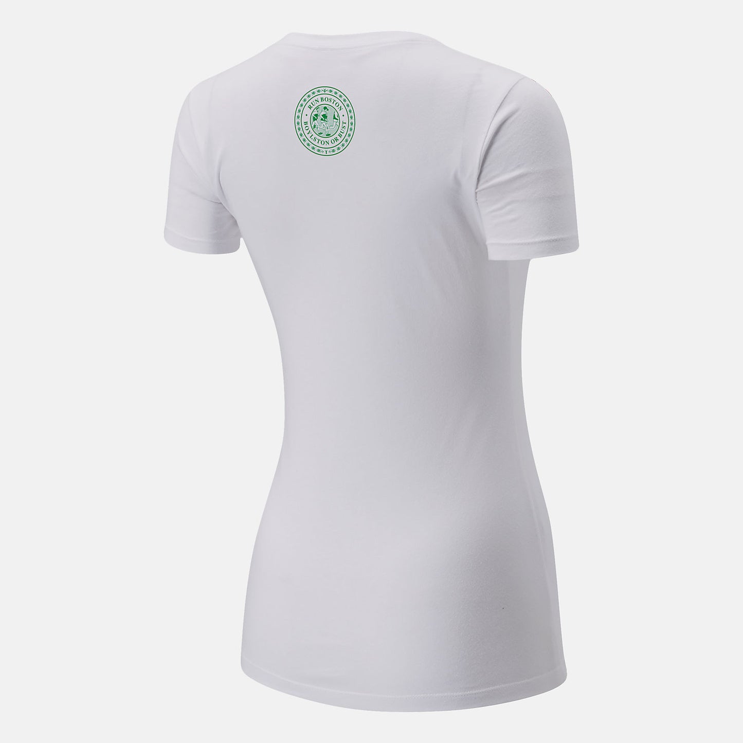 White Boston One Mile To Go Graphic Tee | New Balance Clothing