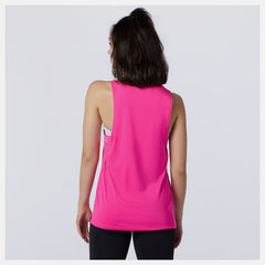 Pink Glo Relentless Sweat Tank | New Balance Clothing
