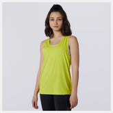 Sulpher Yellow Relentless Sweat Tank | New Balance Clothing