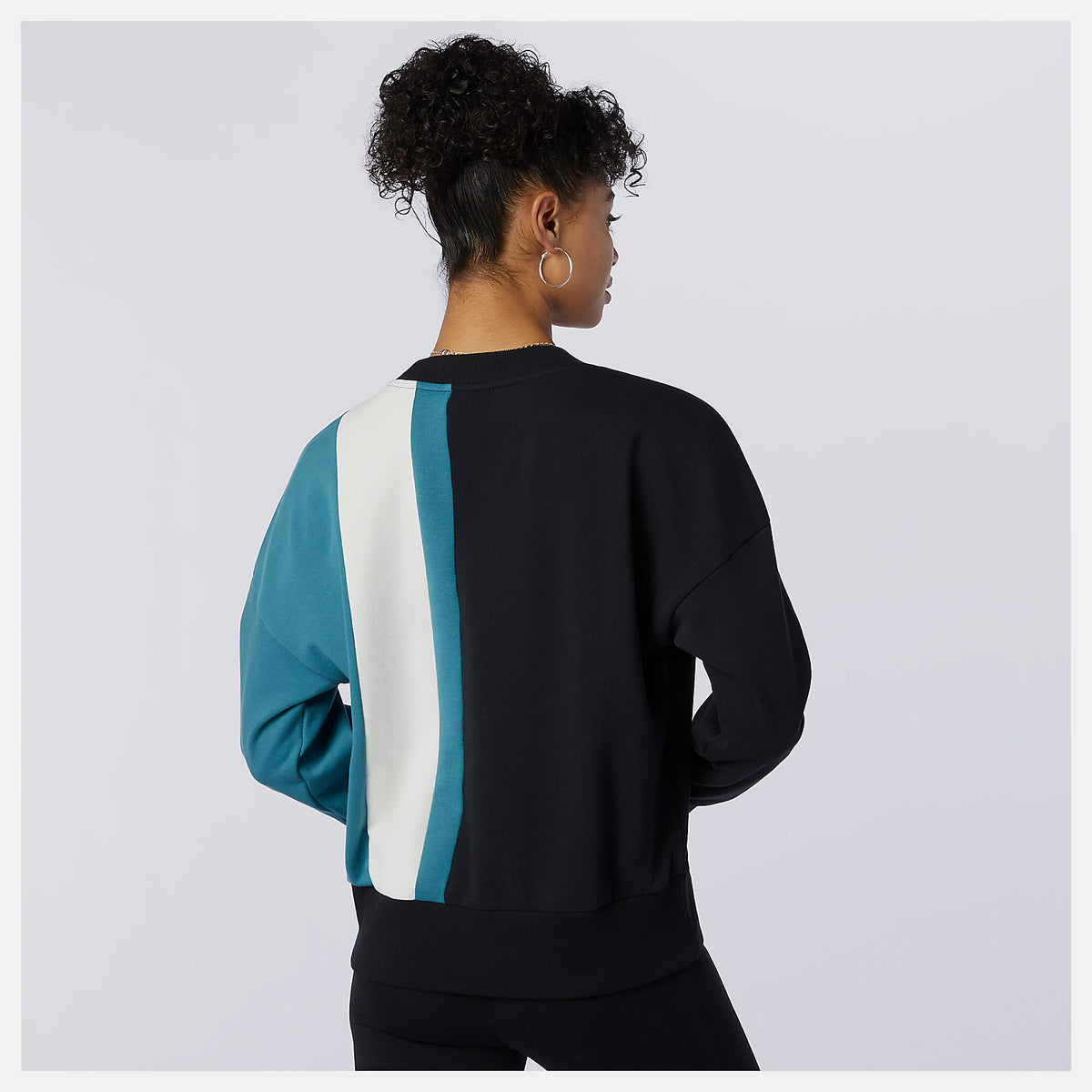 Black NB Athletics Higher Learning Crew | New Balance Clothing