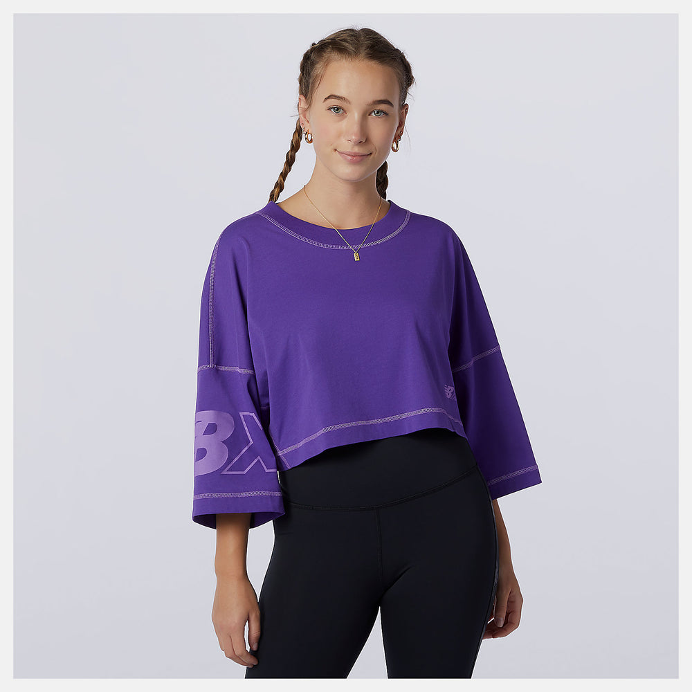 Prism Purple NB Essentials NBX Graphic Tee 2 | New Balance Clothing