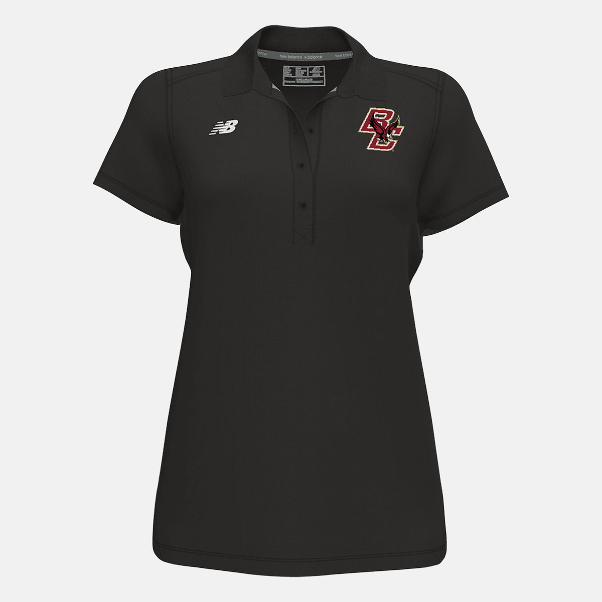 Team Black Tech Polo(Boston College) | New Balance Clothing