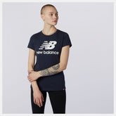 Eclipse Essentials Stacked Logo Tee | New Balance Clothing