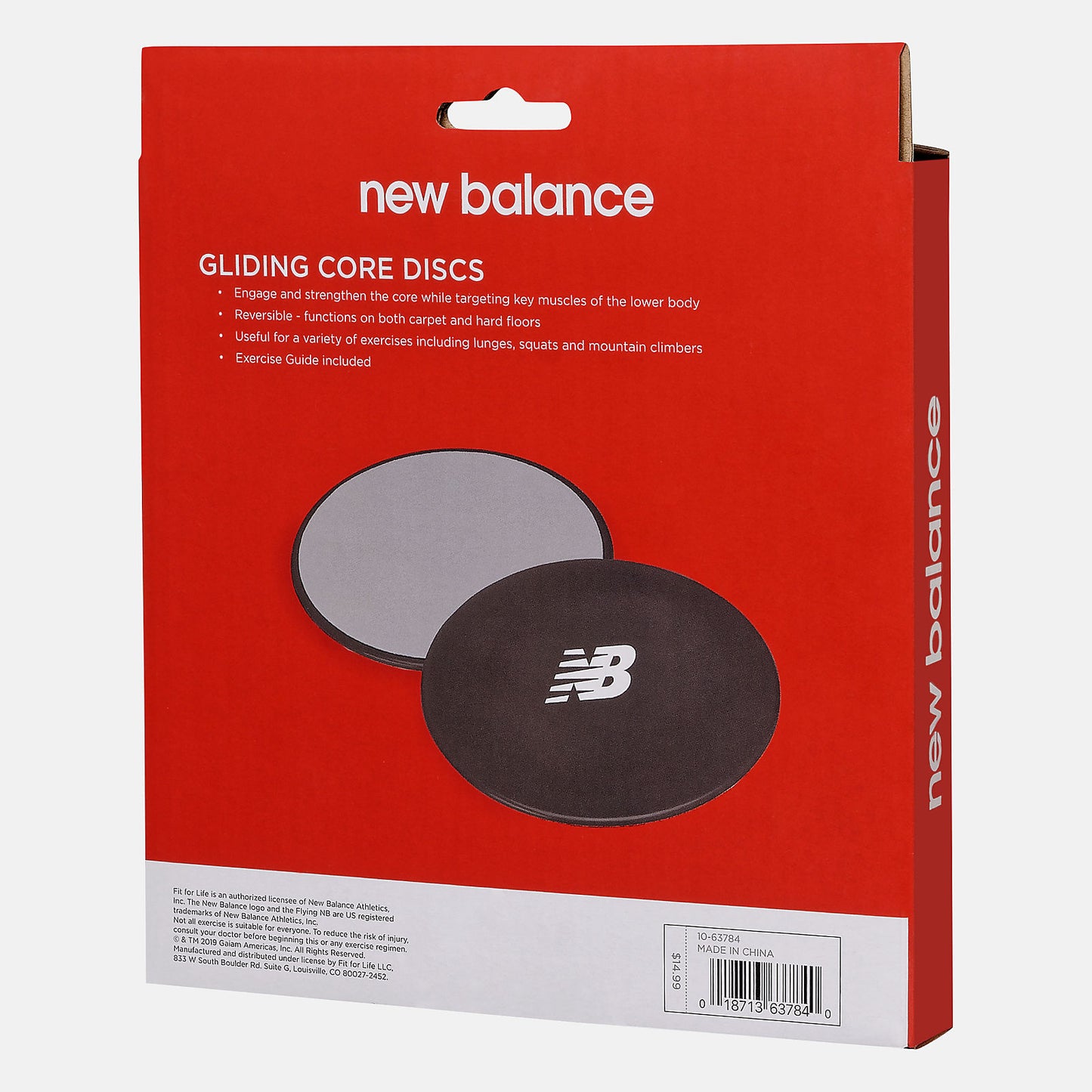 Black Sliding Core Discs | New Balance Accessories