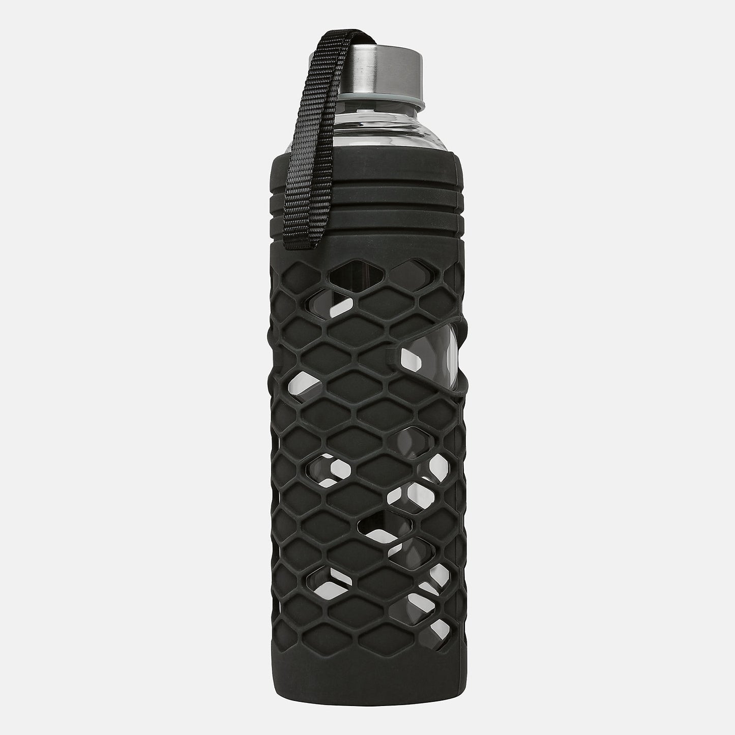 Black 20 oz Glass Water Bottle | New Balance Accessories