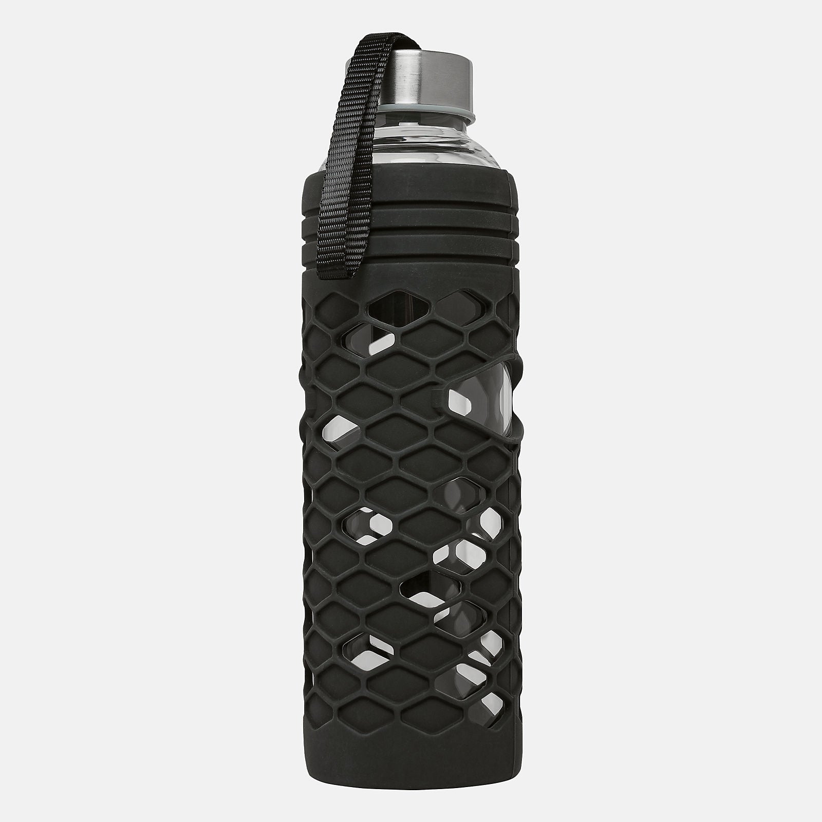 Black 20 oz Glass Water Bottle | New Balance Accessories