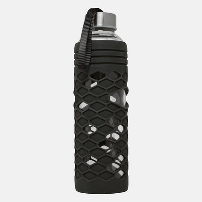 Black 20 oz Glass Water Bottle | New Balance Accessories