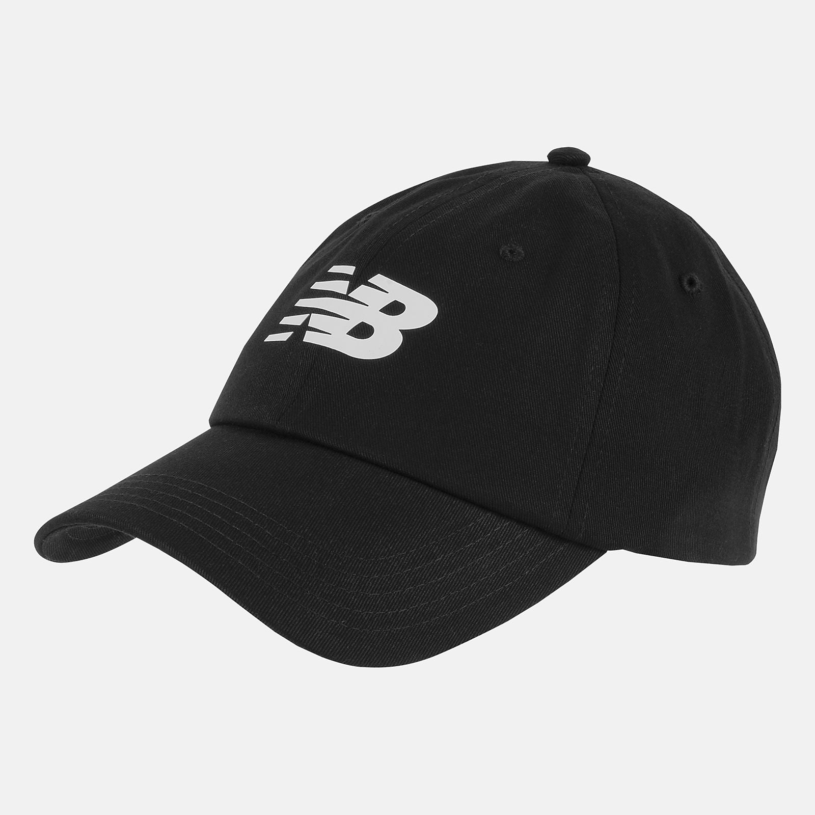 Black 6 Panel Curved Brim Snap Back V2.0 | New Balance Accessories