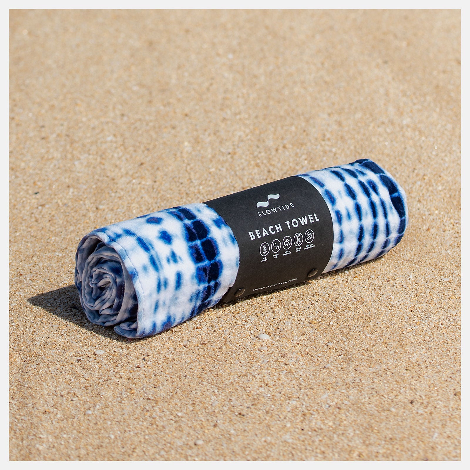 Indigo/White Slowtide X New Balance Pocket Towel | New Balance Accessories