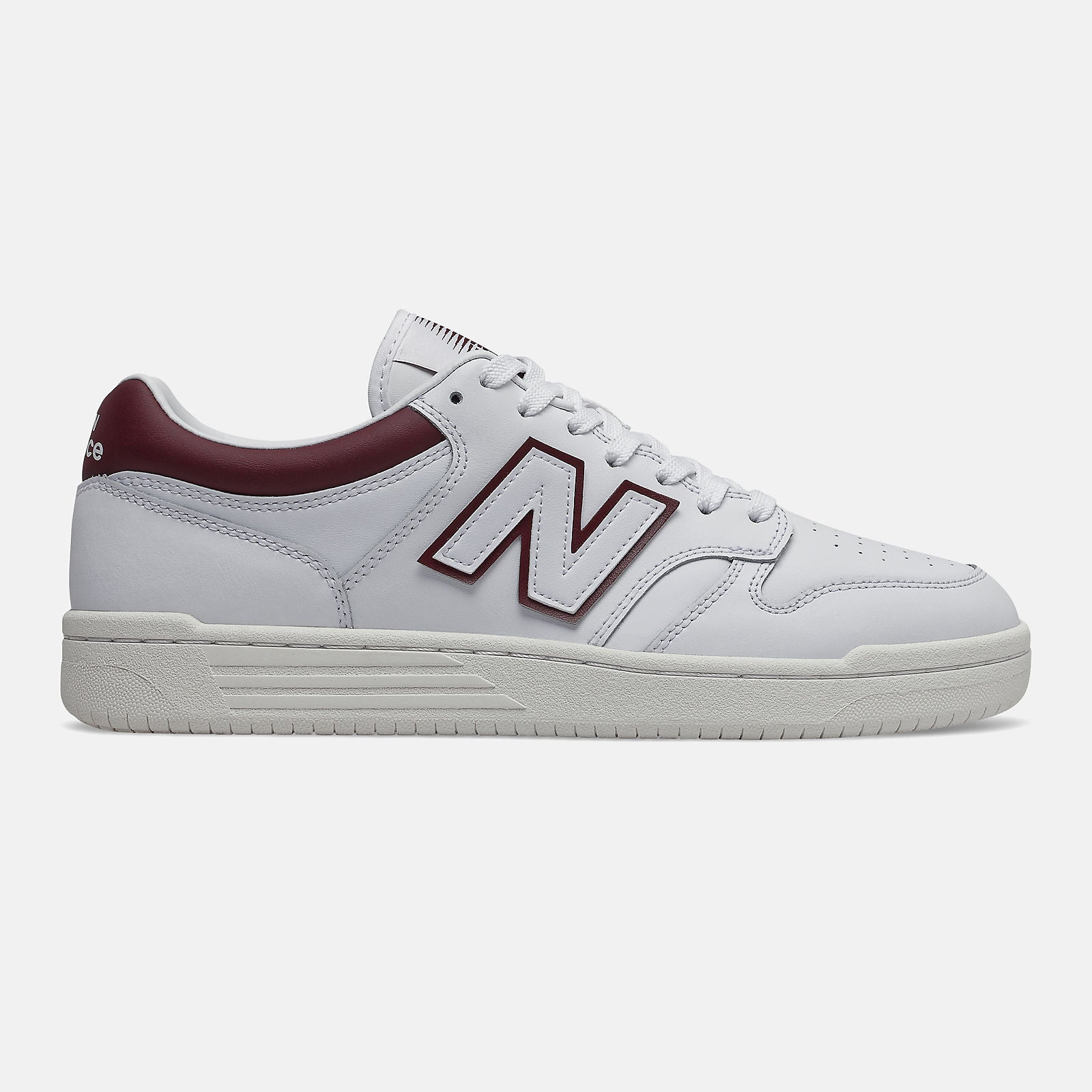 White/Burgundy BB480LV1 | New Balance Shoes