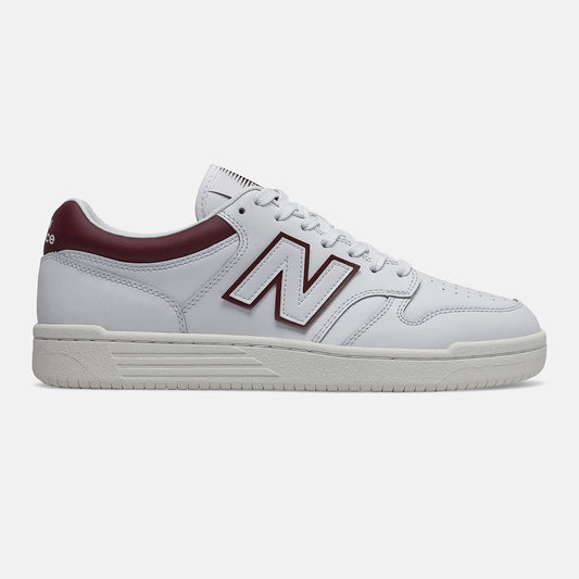 White/Burgundy BB480LV1 | New Balance Shoes