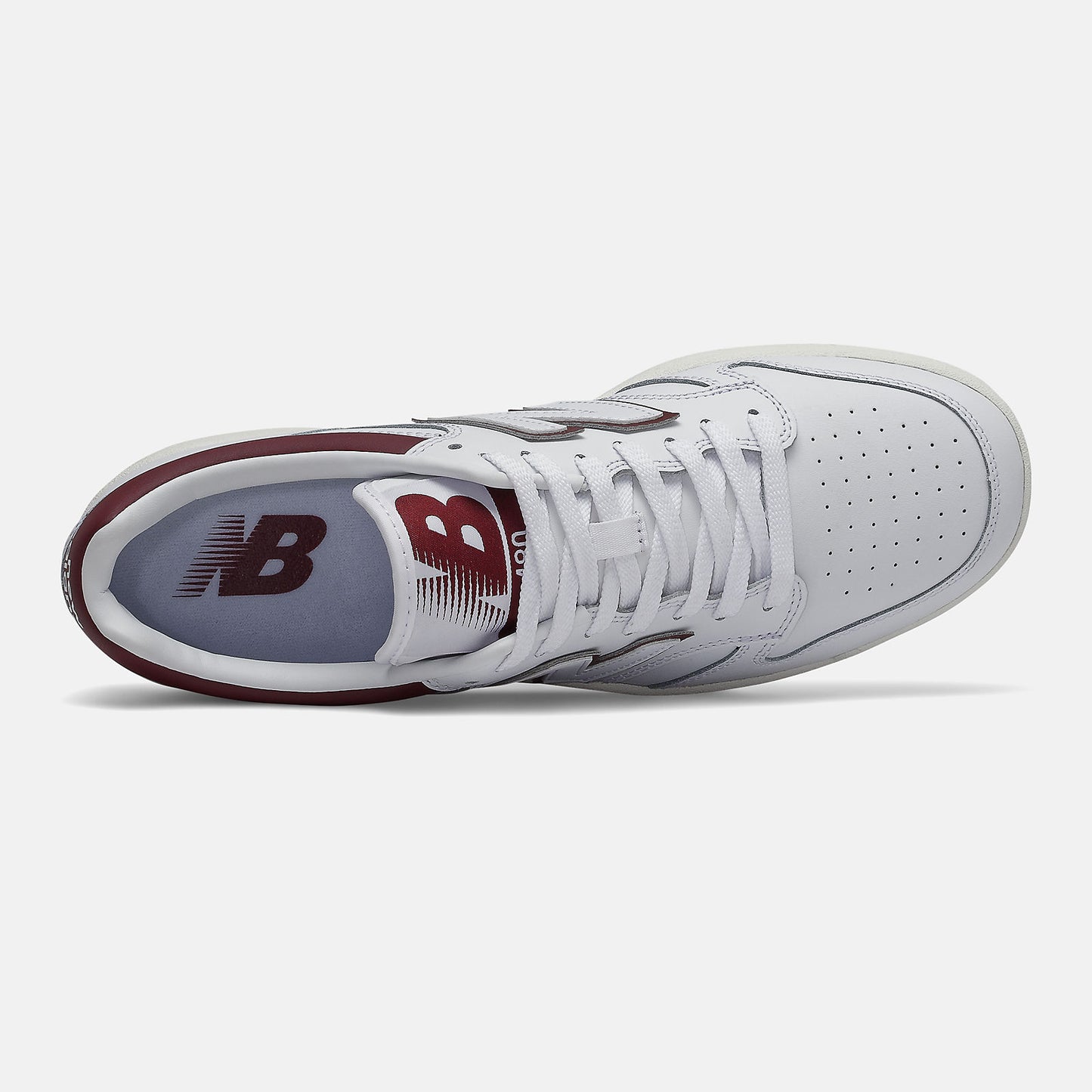 White/Burgundy BB480LV1 | New Balance Shoes