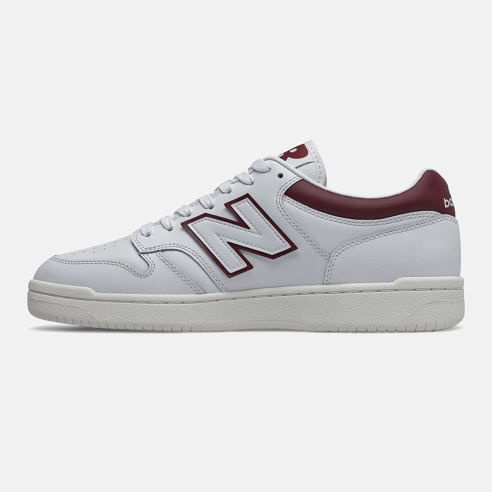White/Burgundy BB480LV1 | New Balance Shoes