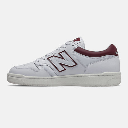 White/Burgundy BB480LV1 | New Balance Shoes
