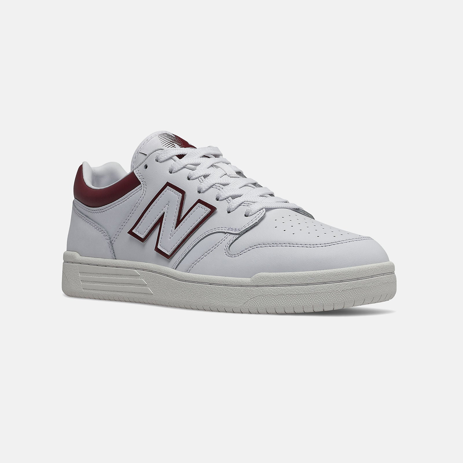 White/Burgundy BB480LV1 | New Balance Shoes