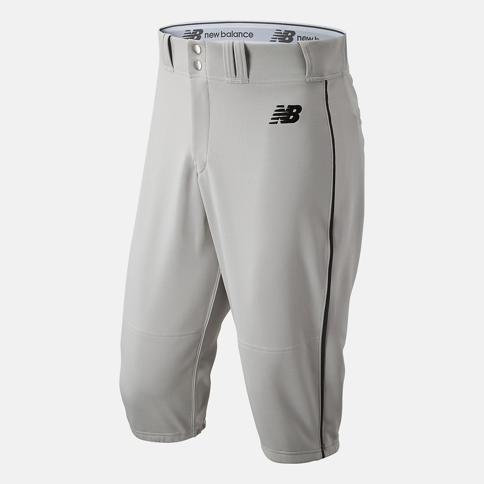 Grey/Black Adversary 2 Baseball Piped Knicker Athletic | New Balance Clothing