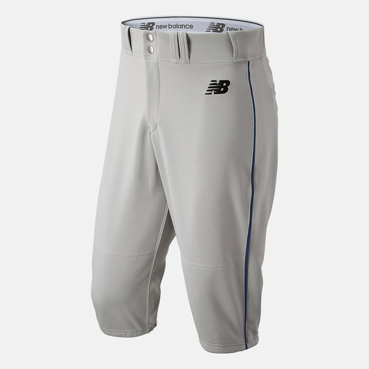 Grey/Navy Adversary 2 Baseball Piped Knicker Athletic | New Balance Clothing