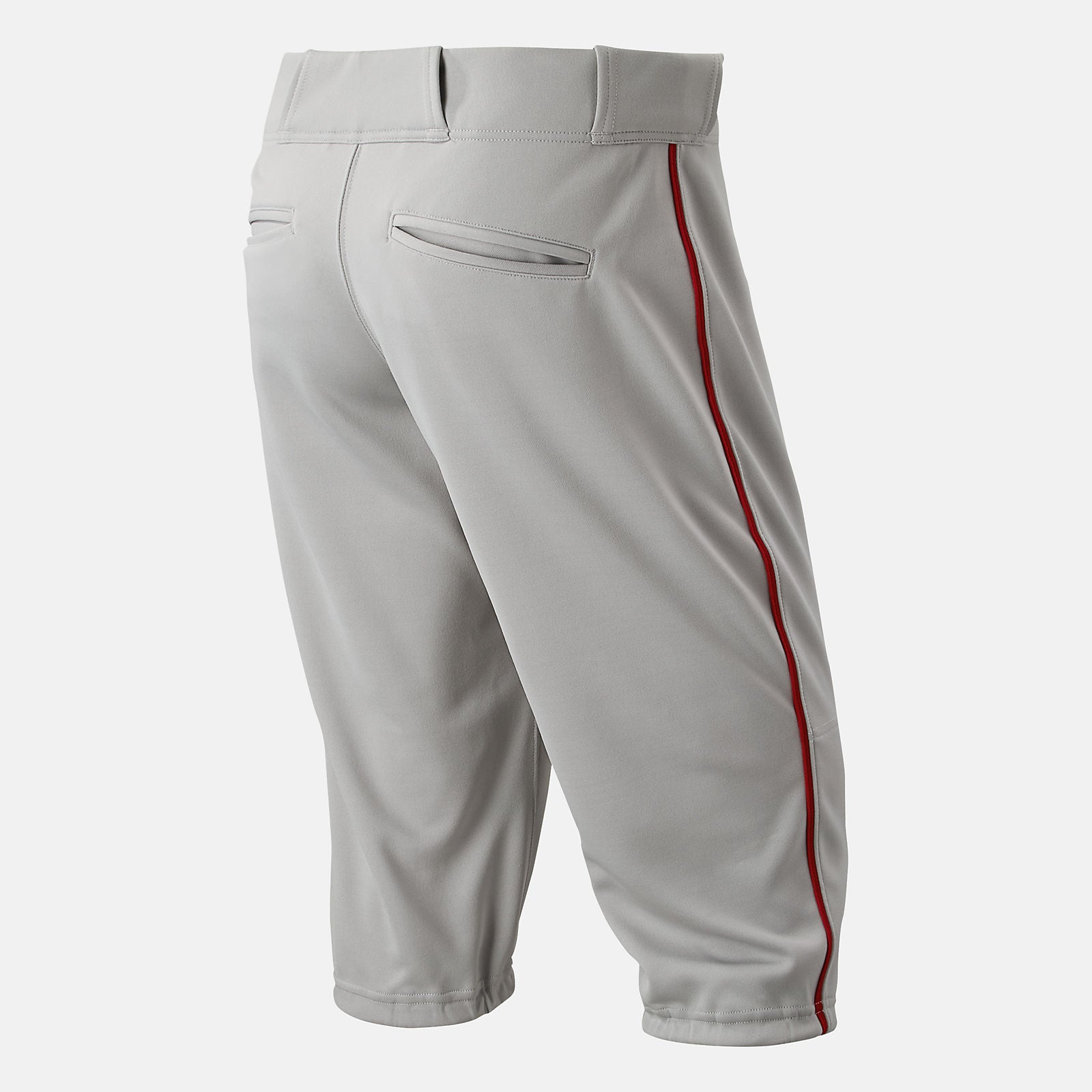Grey/Red Adversary 2 Baseball Piped Knicker Athletic | New Balance Clothing
