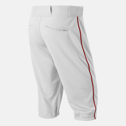 White/Red Adversary 2 Baseball Piped Knicker Athletic | New Balance Clothing