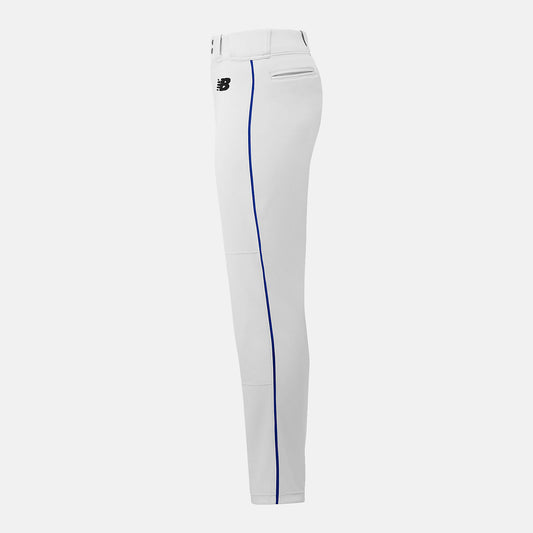 White/Blue Adversary 2 Baseball Piped Pant Tapered | New Balance Clothing