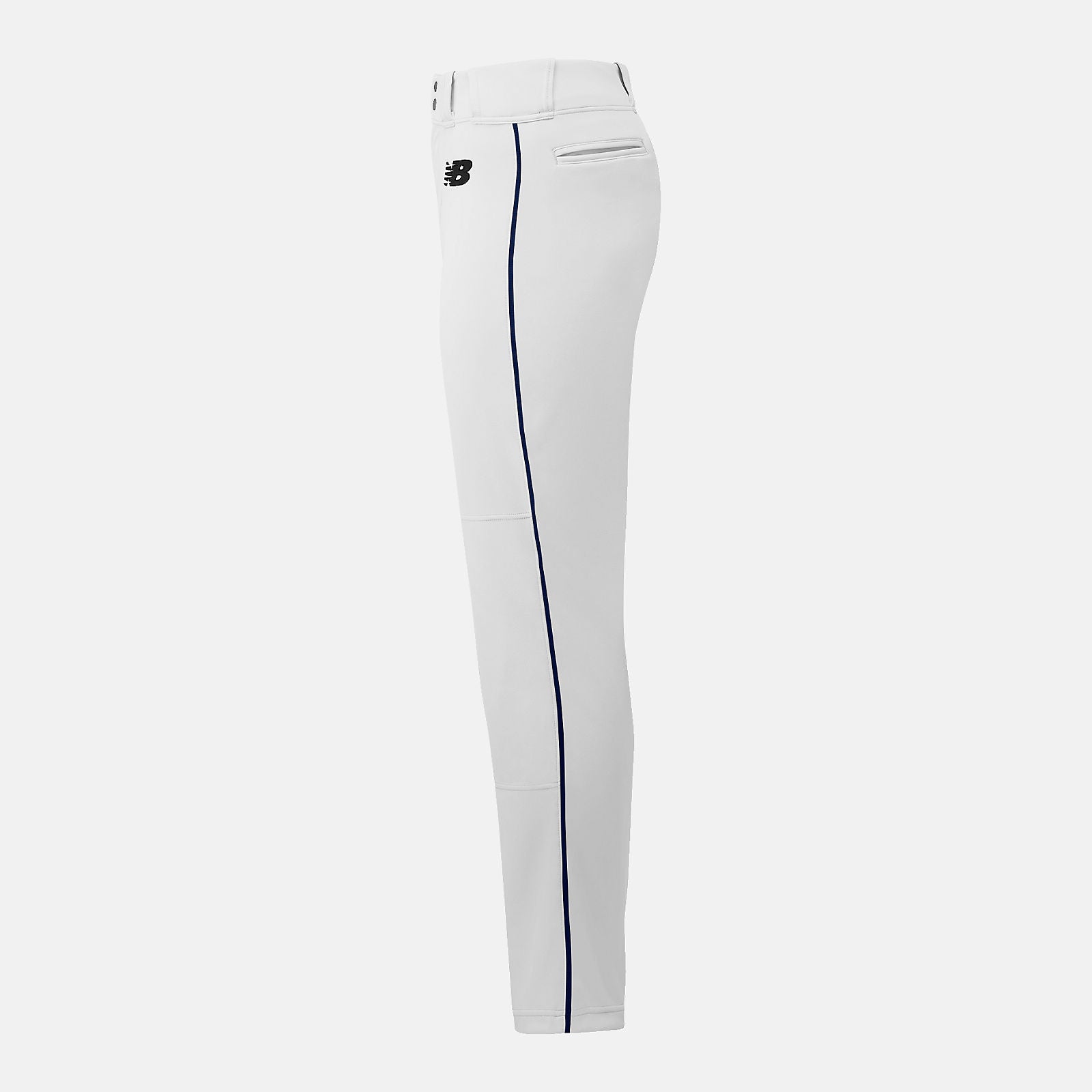 White/Navy Adversary 2 Baseball Piped Pant Tapered | New Balance Clothing