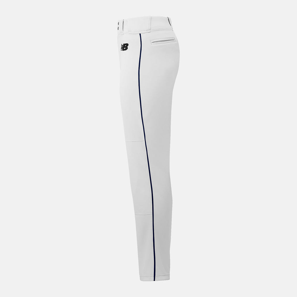 White/Navy Adversary 2 Baseball Piped Pant Tapered | New Balance Clothing