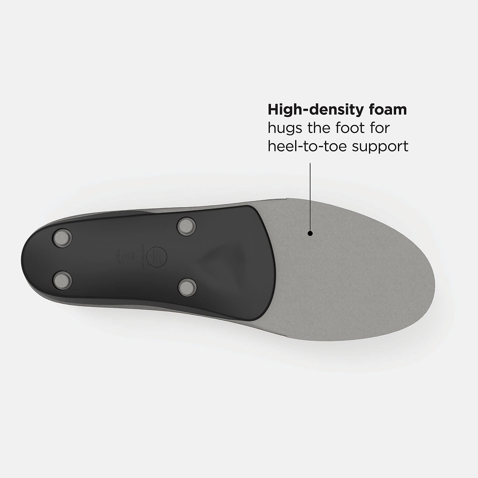 Light Grey/Black Casual Arch Support Insole | New Balance Accessories