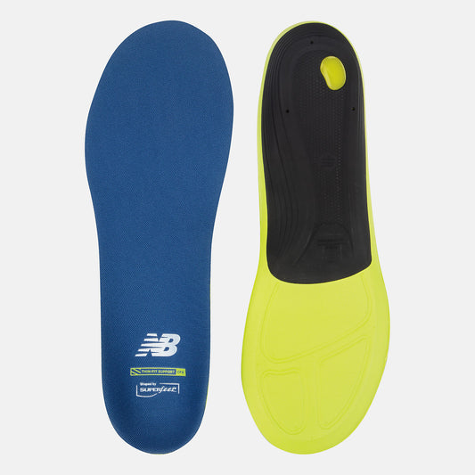 Hi Lite/Black and Blue Running Thin-Fit Cushion CFX Insole | New Balance Accessories