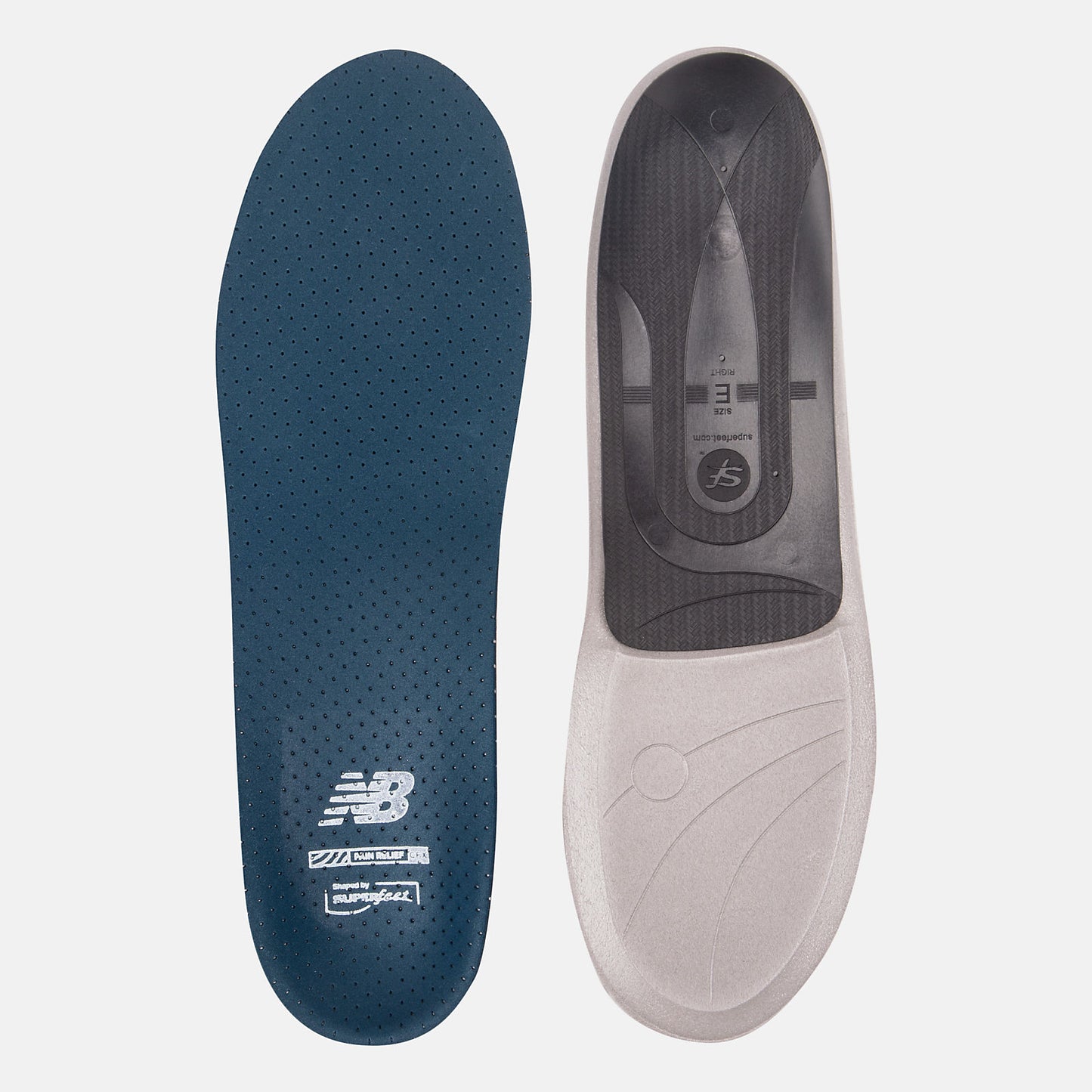 Light Grey/Black and Teal Casual Pain Relief CFX Insole | New Balance Accessories
