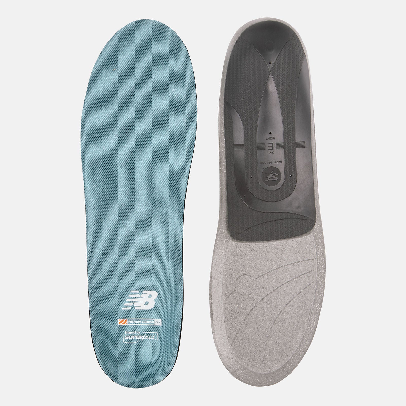 Light Grey/Black and Chalk Blue Casual Premium Cushion CFX Insole | New Balance Accessories