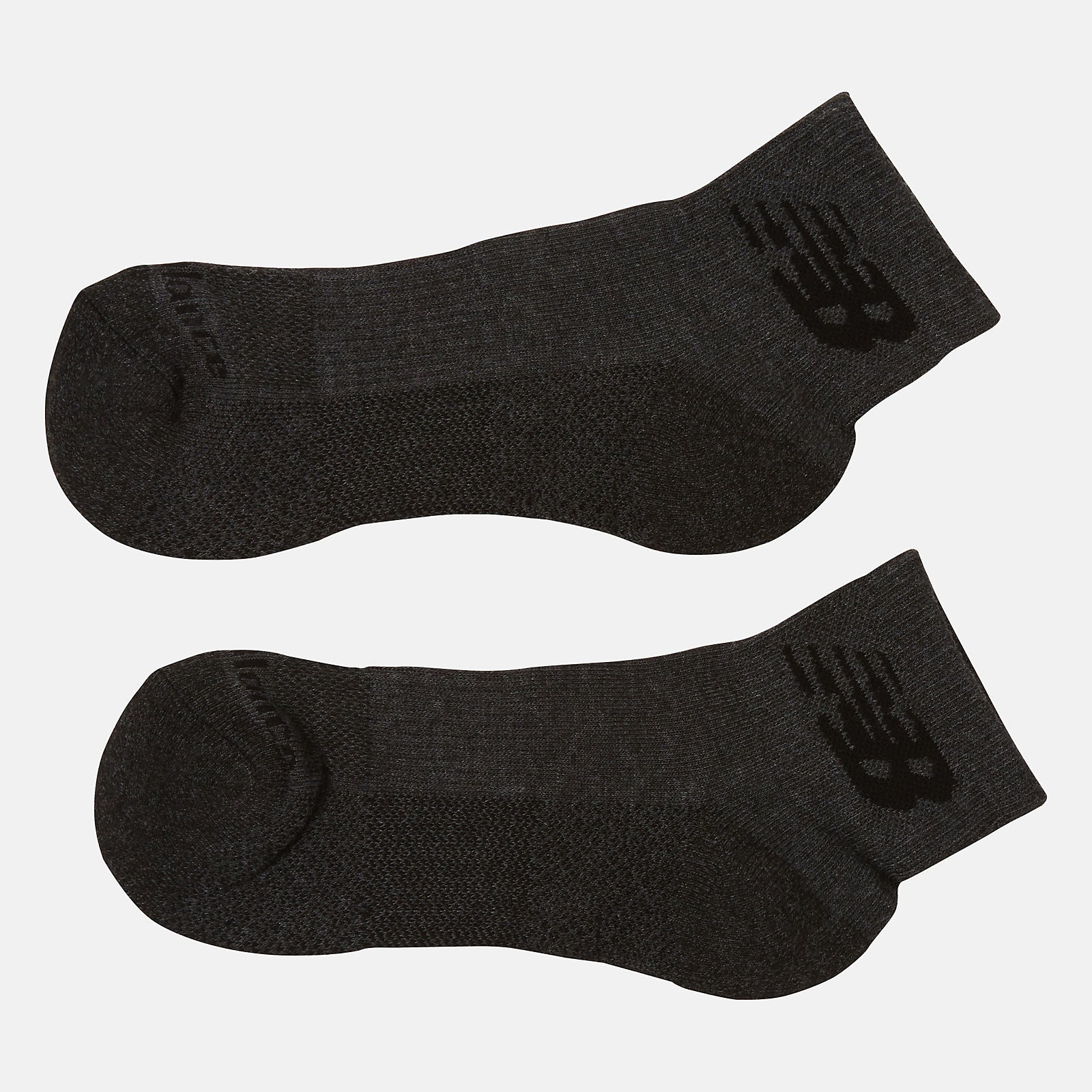 Grey Cooling Cushion Performance Quarter Socks 2 Pair | New Balance Accessories