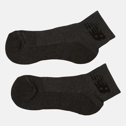Grey Cooling Cushion Performance Quarter Socks 2 Pair | New Balance Accessories