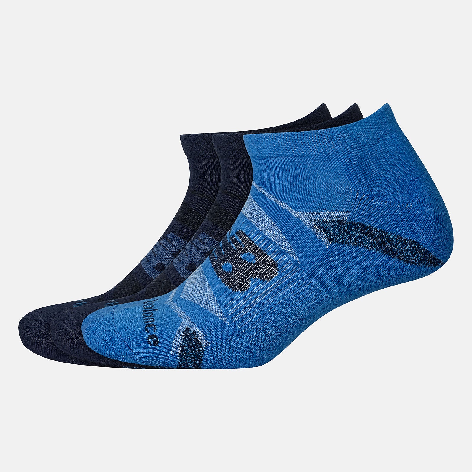 Navy Performance Cushion No Show Socks 3 Pack | New Balance Accessories