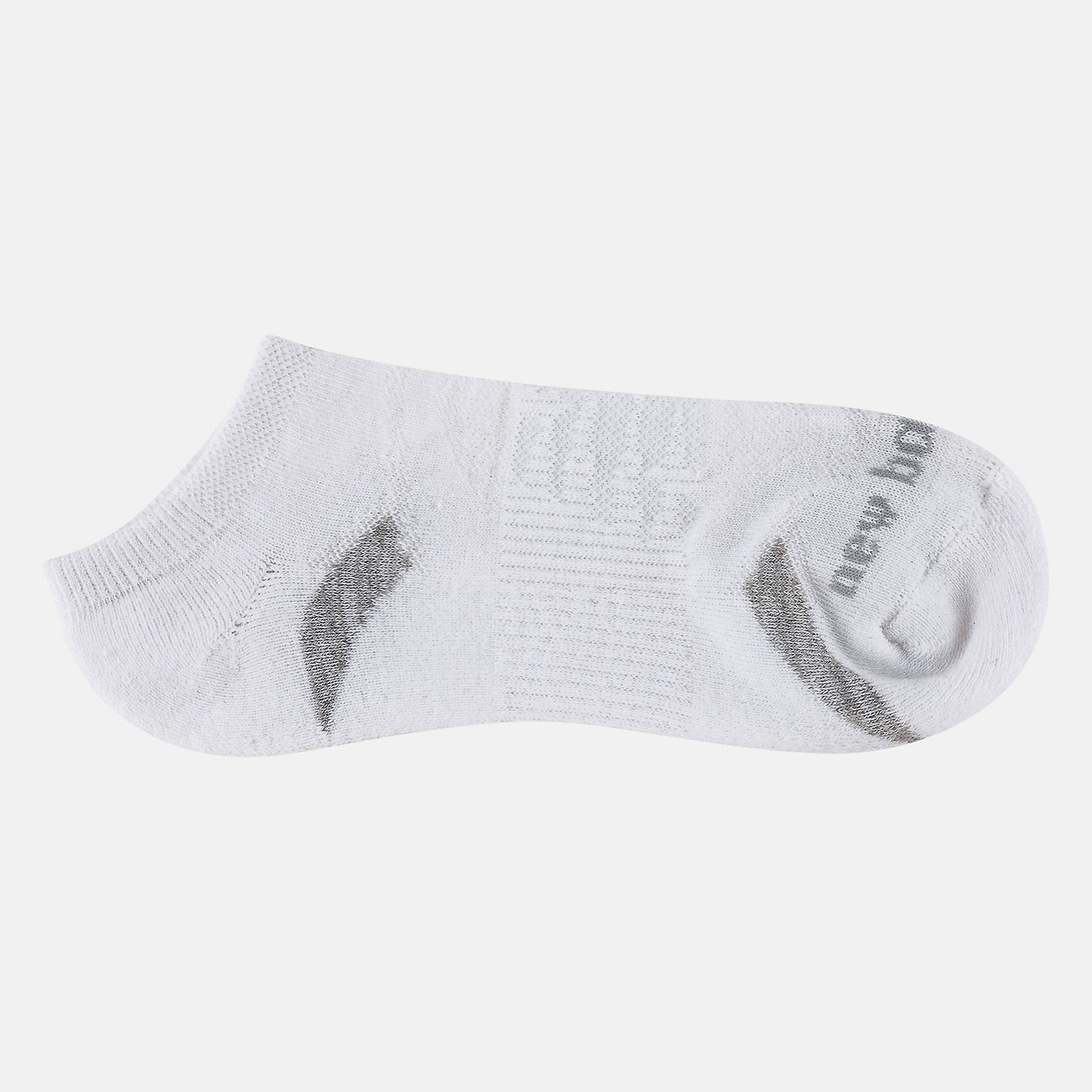 White Performance Cushion No Show Socks 3 Pack | New Balance Accessories
