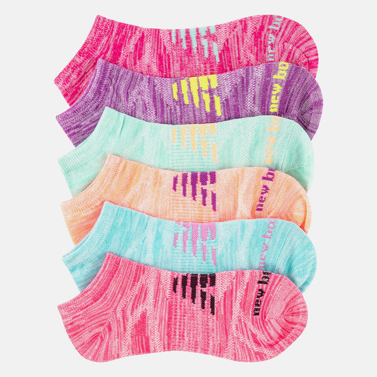 Assorted Colors 1 Lightweight No Show Socks 6 Pack | New Balance Accessories