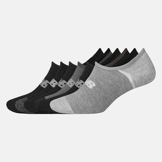 Black No Show Liner Socks 6 Pack | New Balance Accessories