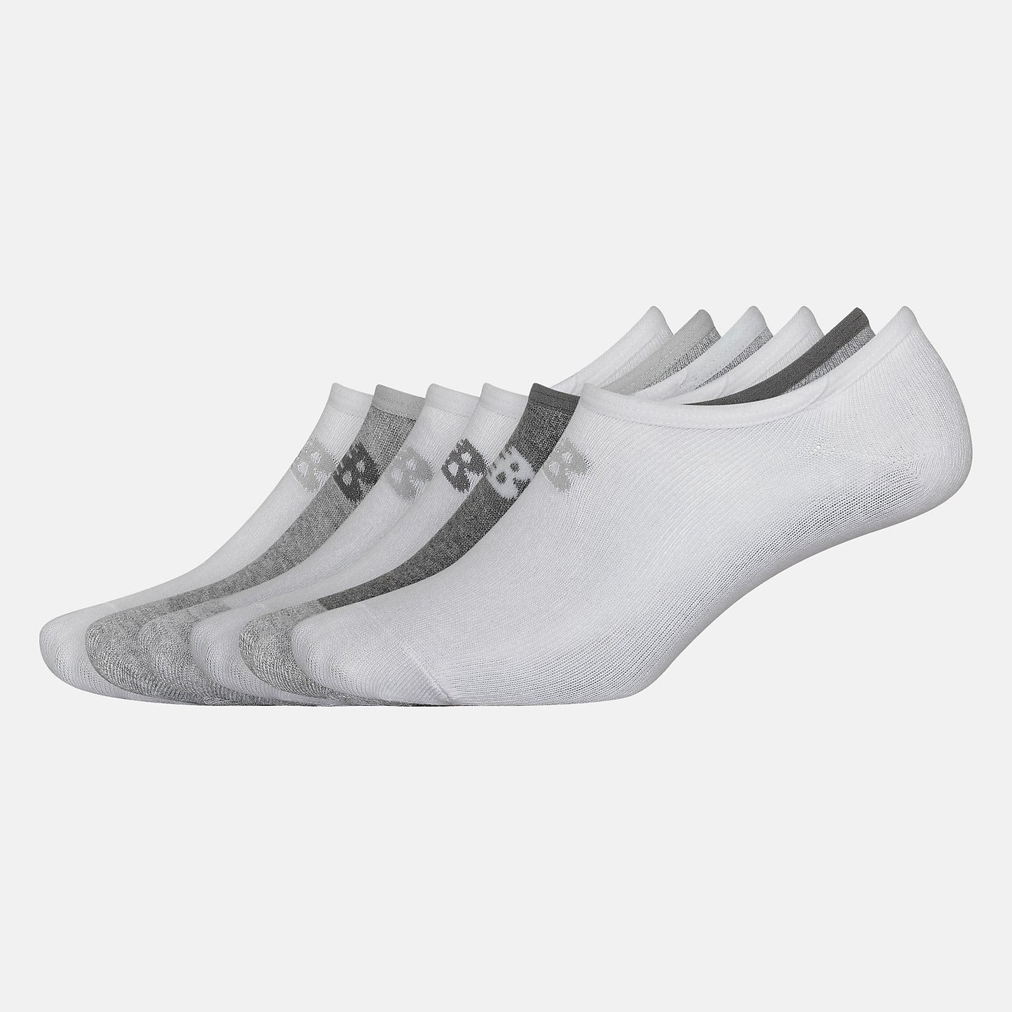 White No Show Liner Socks 6 Pack | New Balance Accessories