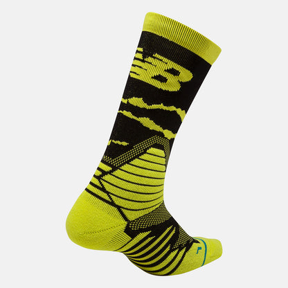 Sulphur Yellow/Black New Balance x Stance Hoops Socks | New Balance Accessories