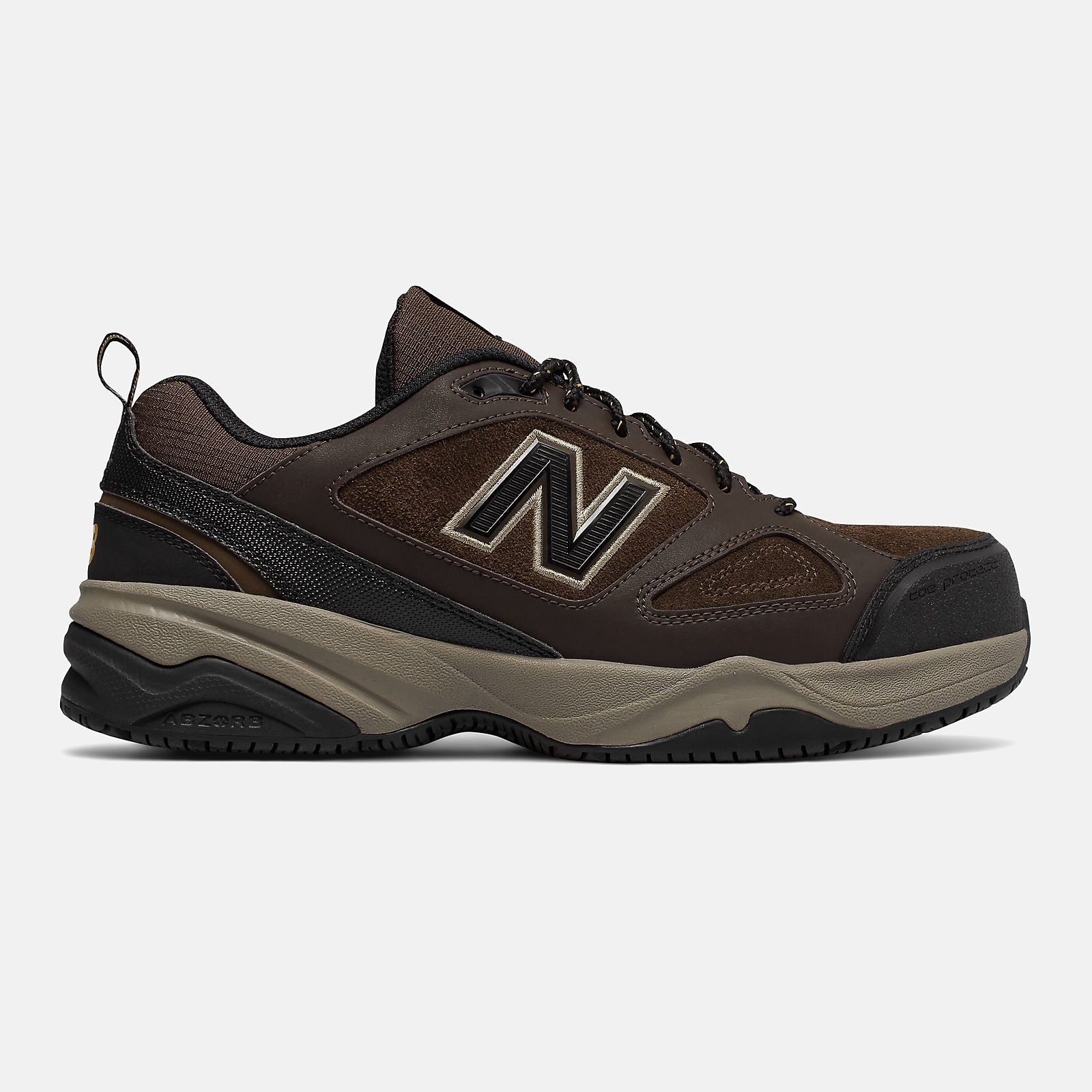 Brown/Black Steel Toe 627v2 | New Balance Shoes