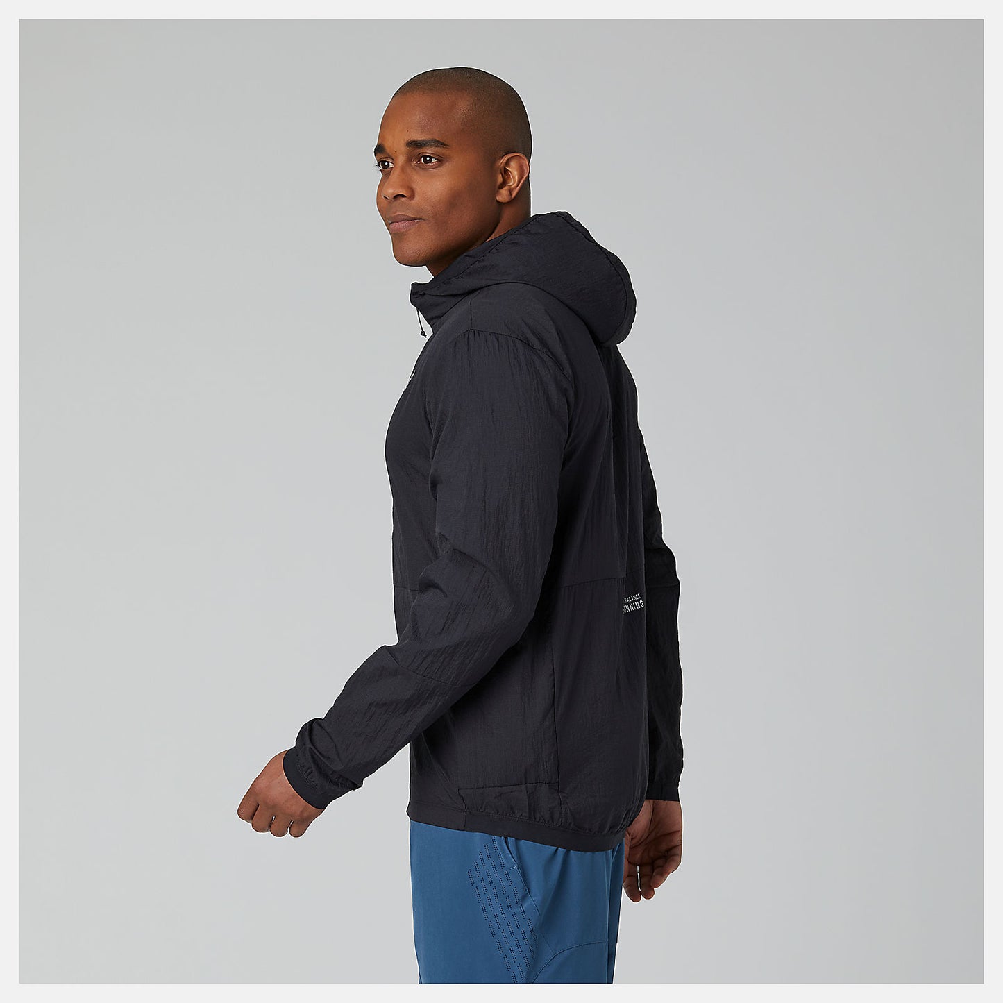 Black Impact Run Light Pack Jacket | New Balance Clothing