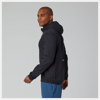 Black Impact Run Light Pack Jacket | New Balance Clothing