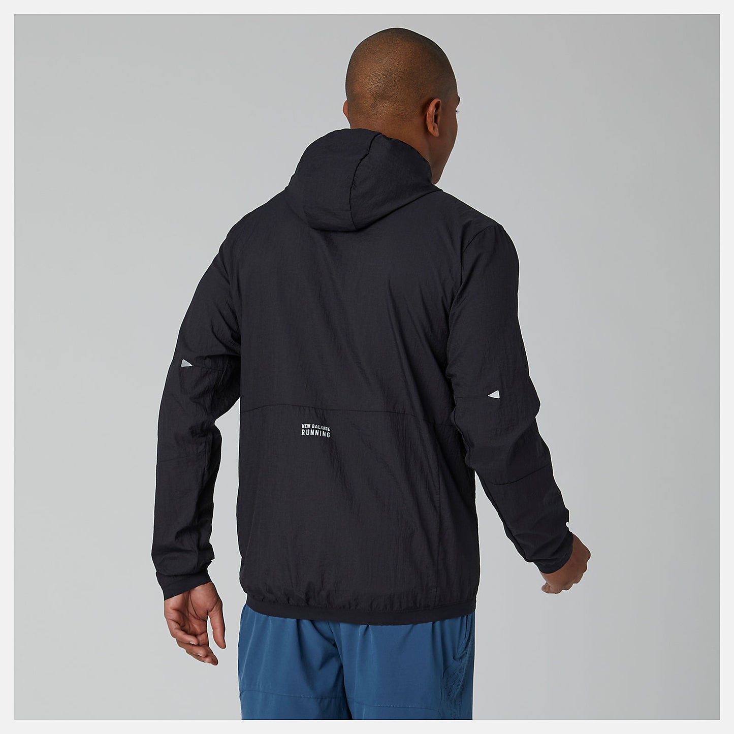 Black Impact Run Light Pack Jacket | New Balance Clothing