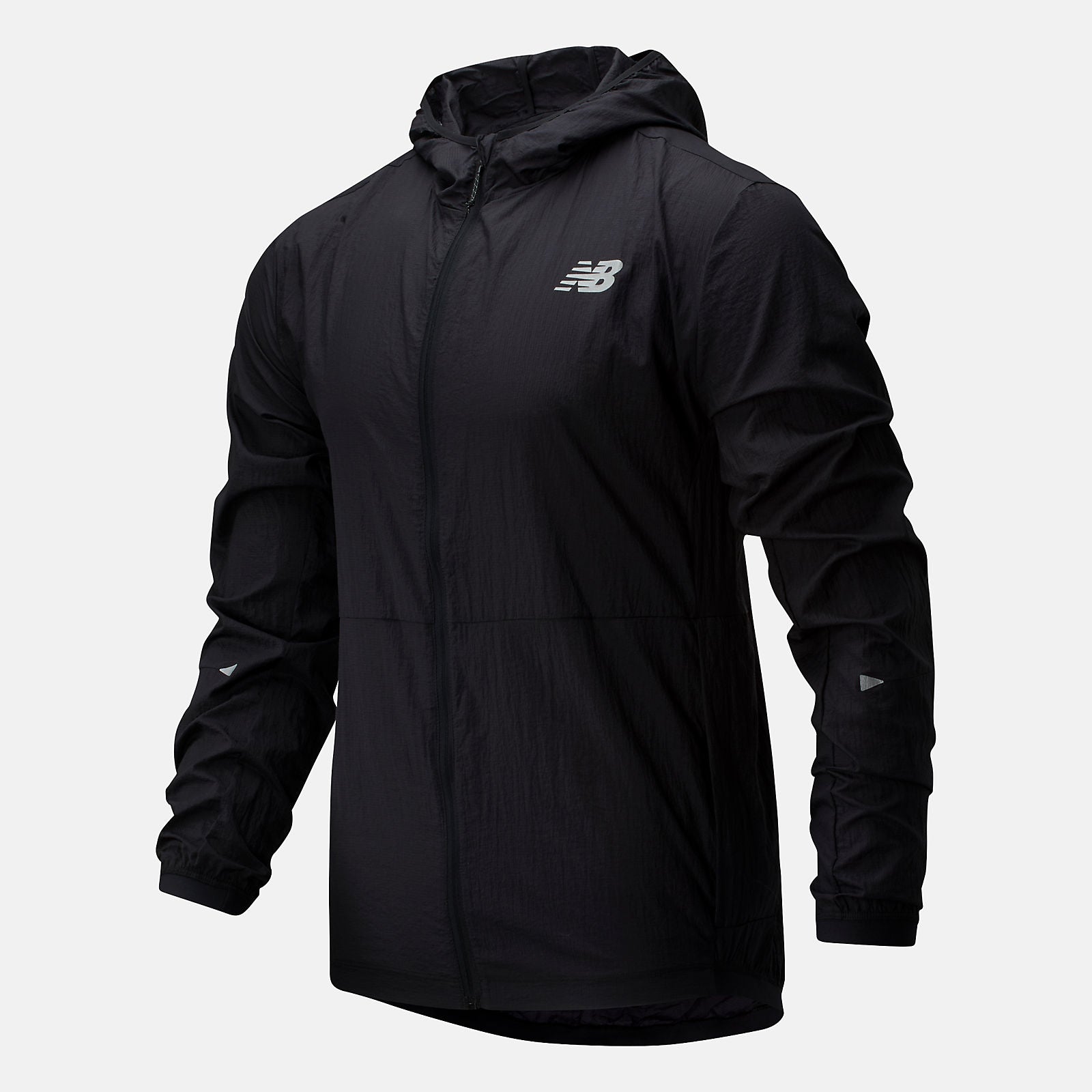 Black Impact Run Light Pack Jacket | New Balance Clothing