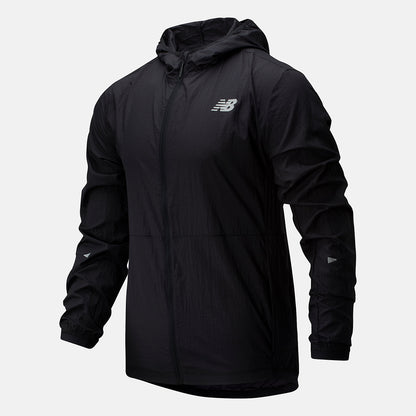 Black Impact Run Light Pack Jacket | New Balance Clothing
