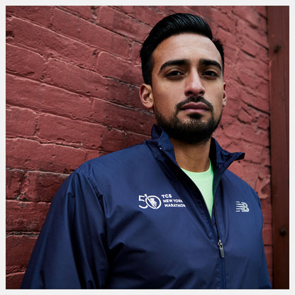 Eclipse Heather NYC Marathon Jacket | New Balance Clothing