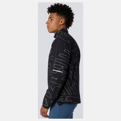 Black Reflective Accelerate Protect Jacket | New Balance Clothing